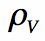 volume electric charge density